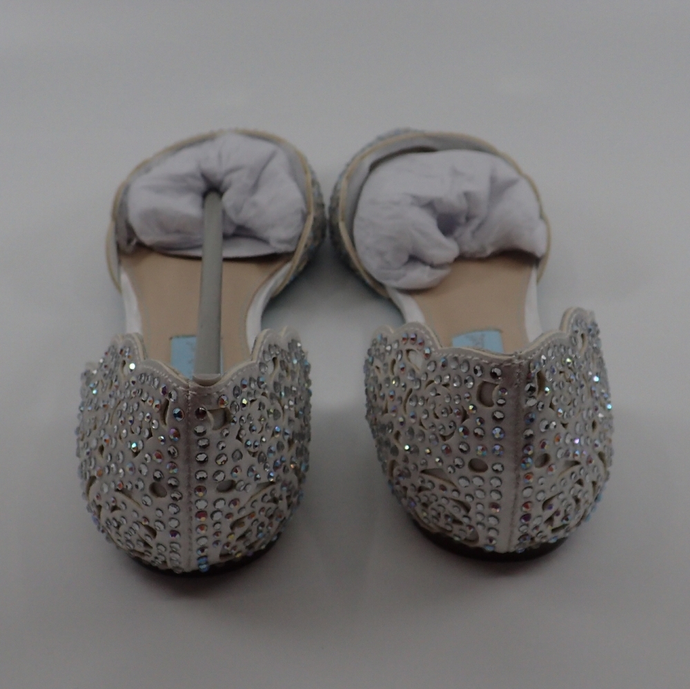 Betsey Johnson Sparkle Flat Shoes 6 - NIB - Picture 3 of 5